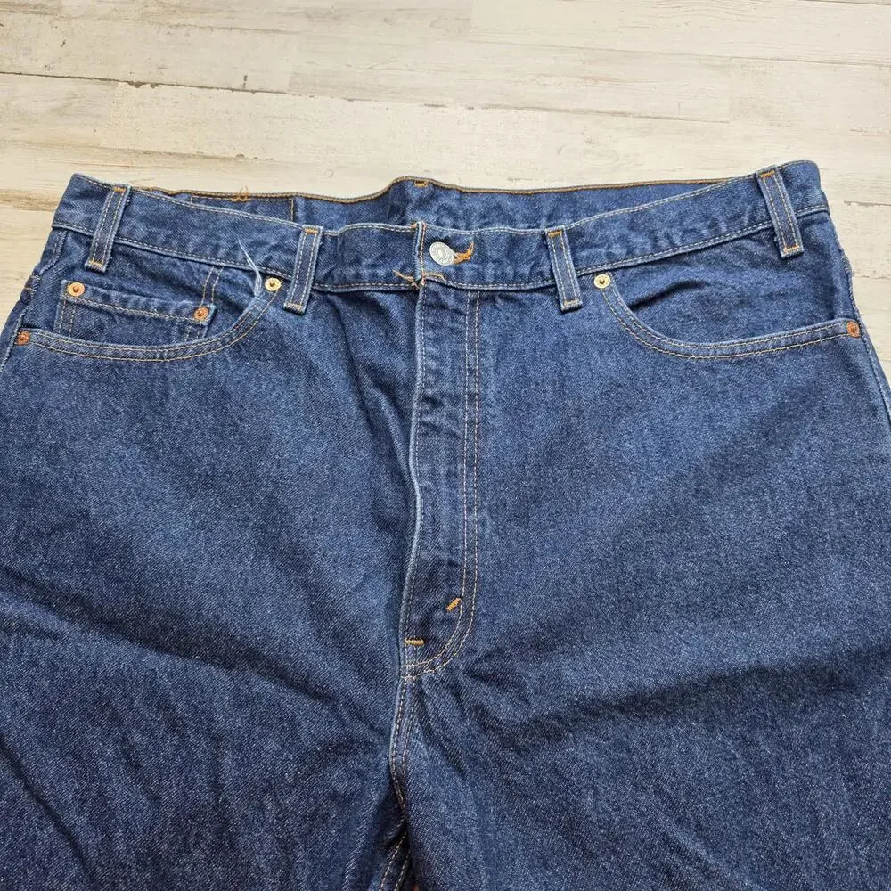 Vintage Levi’s 517 Blue Jeans Men’s 42x30 (raw hem) Boot Cut Y2K Grunge Western